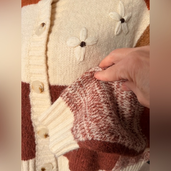 Anthropologie Luna Ivy Oversized Cardigan Sweater size Small - Picture 4 of 8